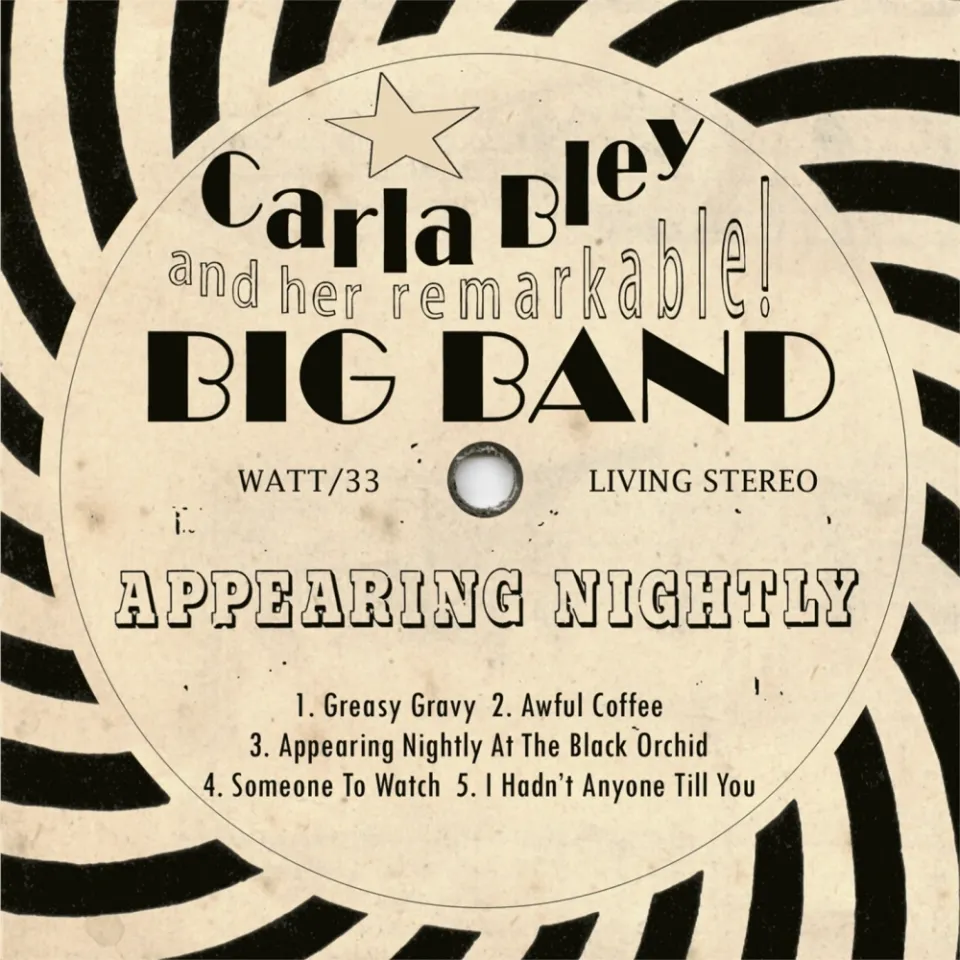ECM Records Appearing Nightly CD Carla Bley Big Band live
