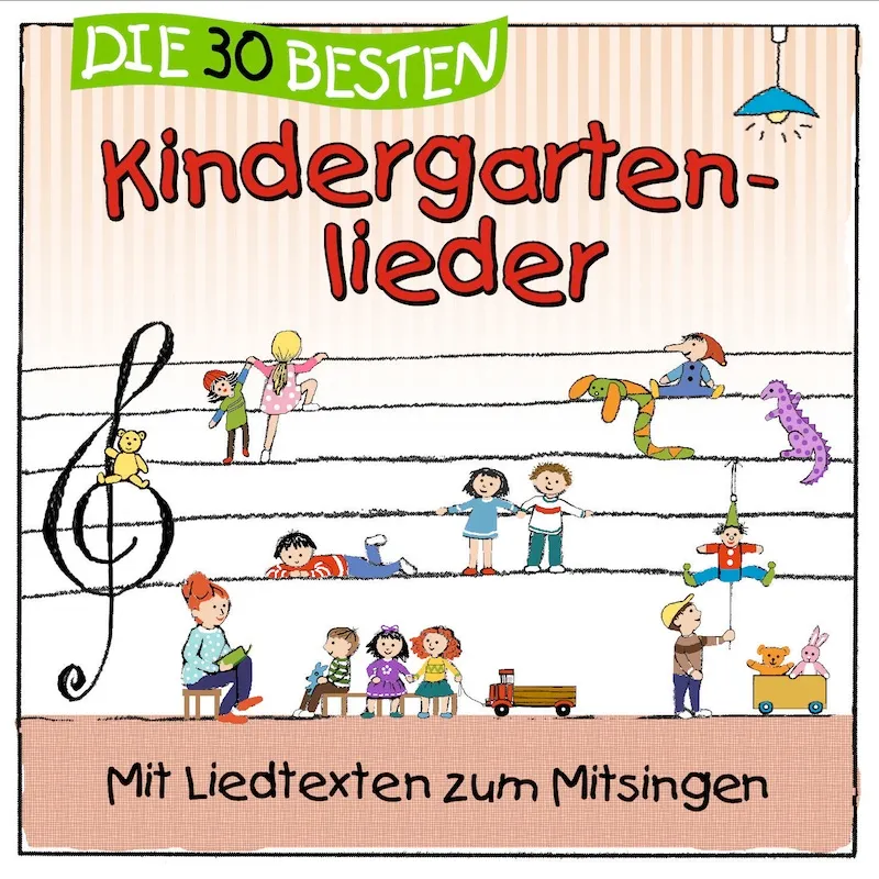 Lamp und Leute Die 30 besten Kindergartenlieder Kinderlieder-CD