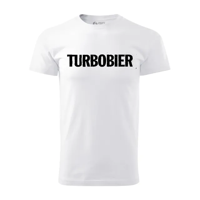 Turbobier Classic Shirt weiß Baumwolle