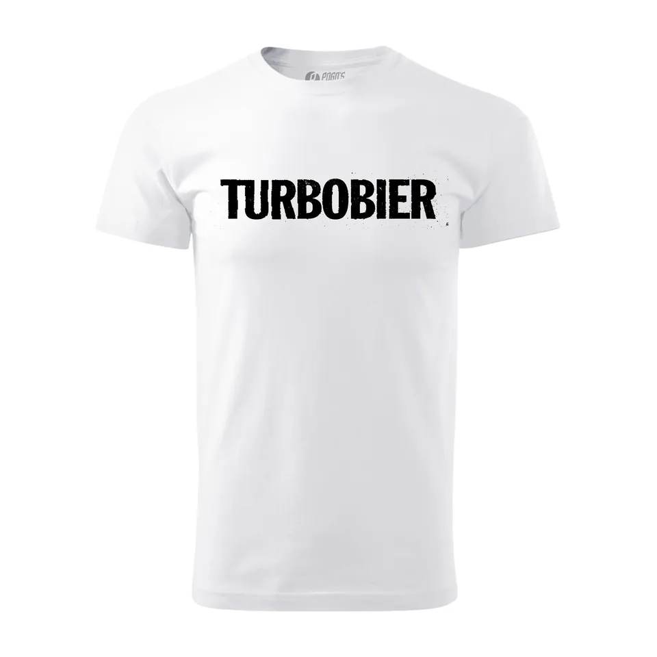 Turbobier Classic Shirt weiß Baumwolle