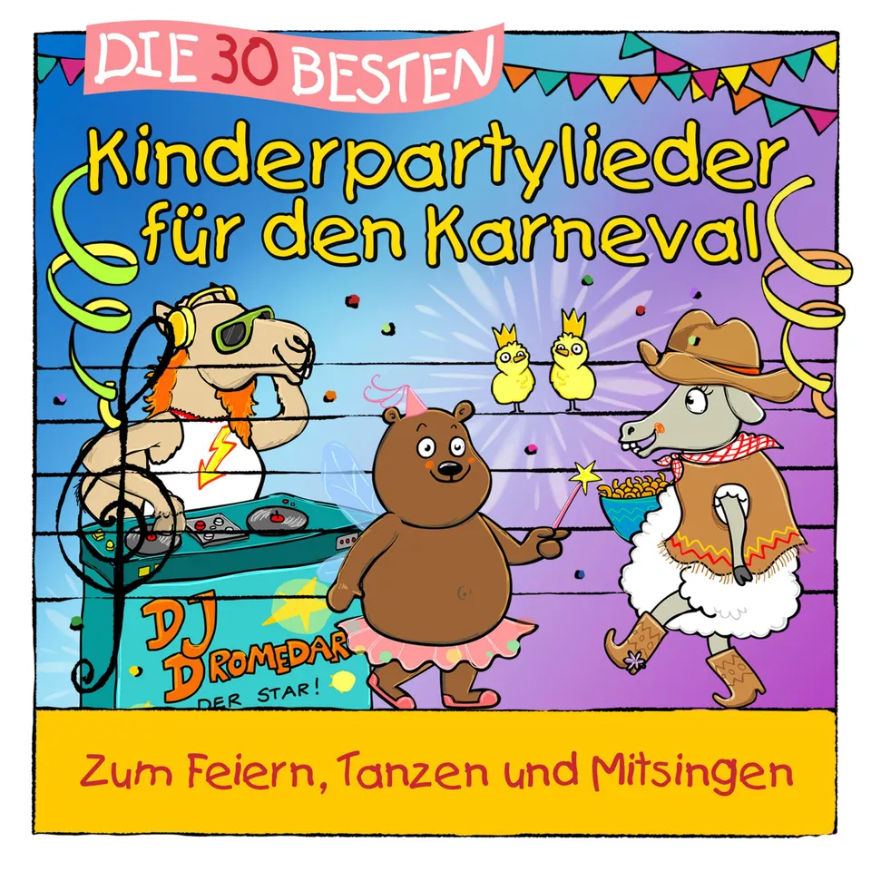 Lamp und Leute Die 30 besten Kinderpartylieder für den Karneval CD