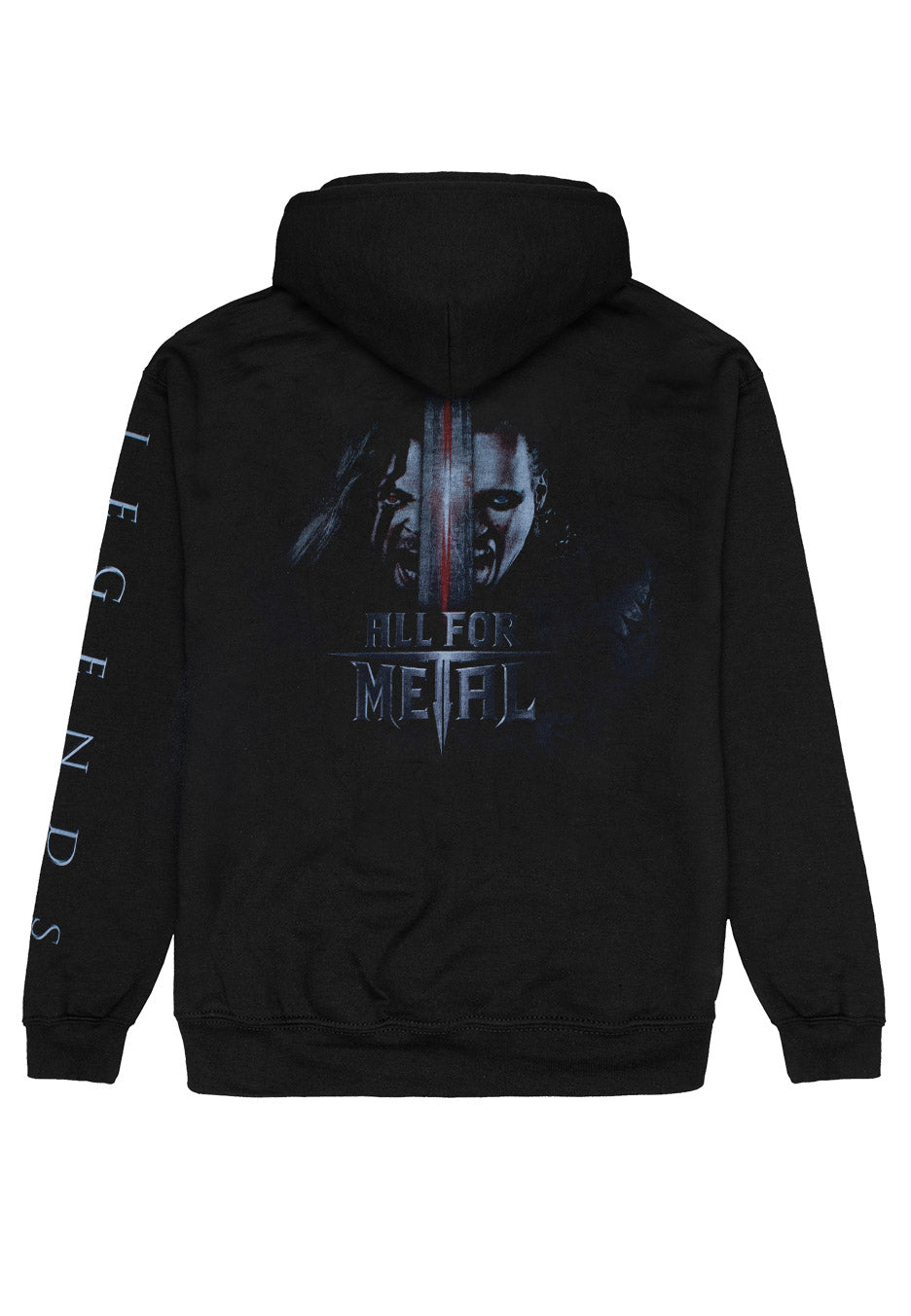 All For Metal Legendes Cover Zipper schwarz L