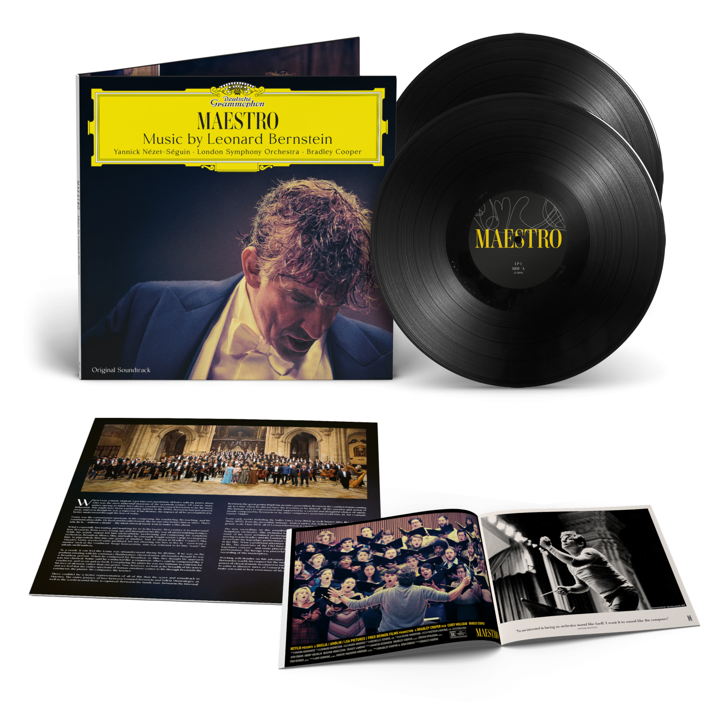 Deutsche Grammophon Maestro Soundtrack Vinyl mit Fotobuch