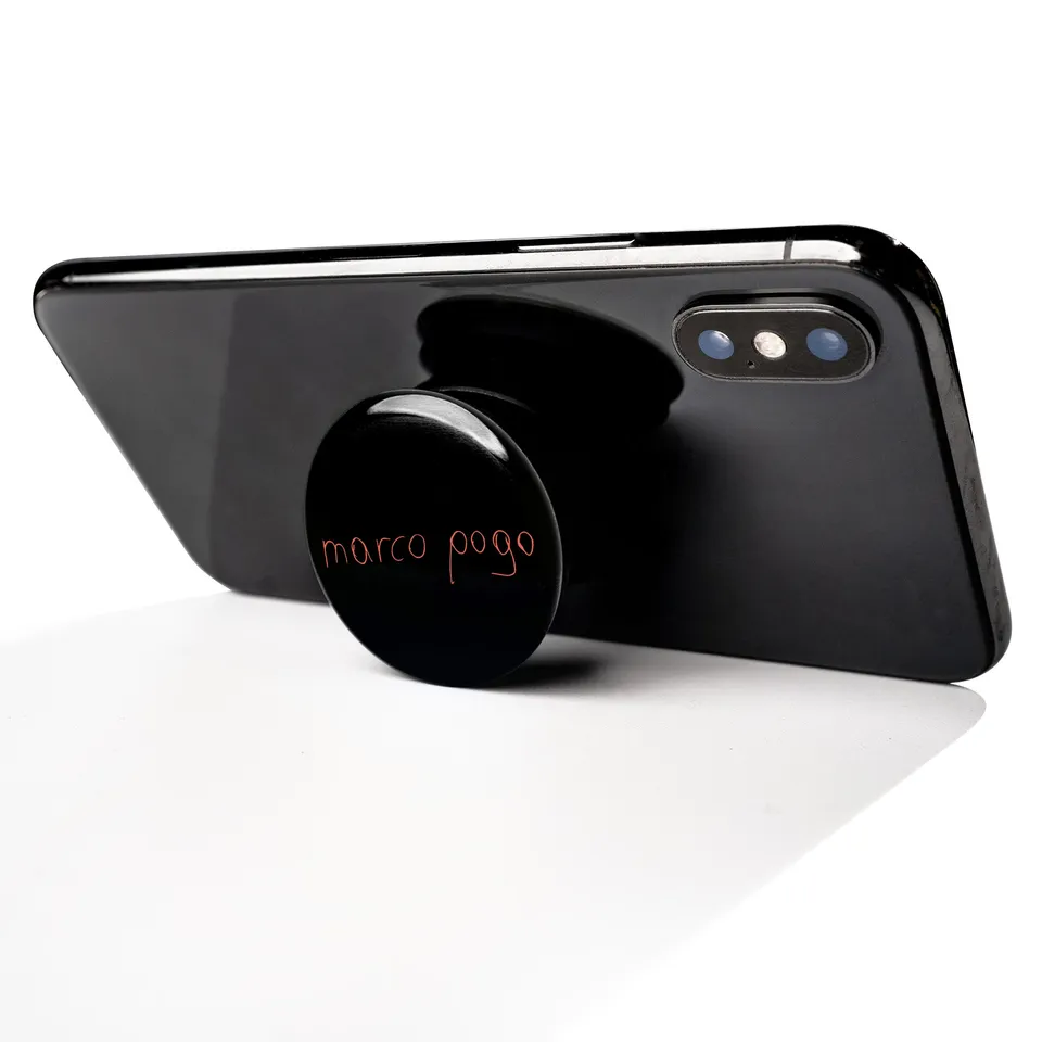 Marco Pogo Handyhalterung PopSocket schwarz Klebe-Halt