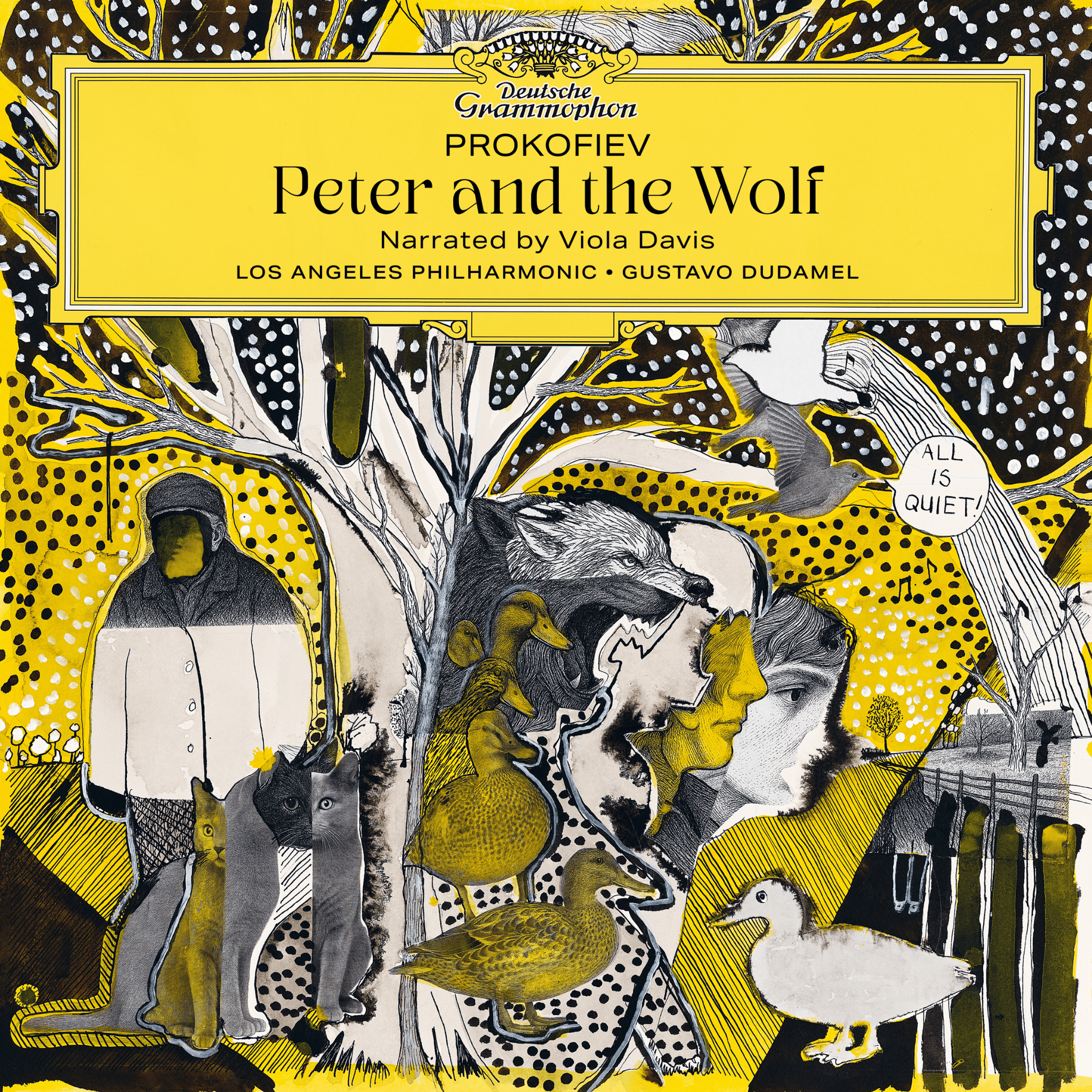 Deutsche Grammophon Dudamel Peter and the Wolf White Label 100 Stk