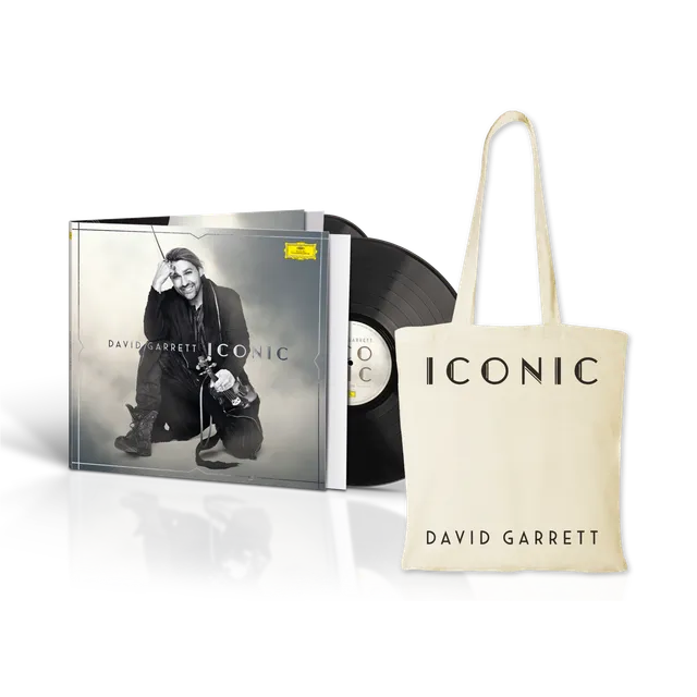 David Garrett Iconic LP Bundle Violine mit Jutebeutel