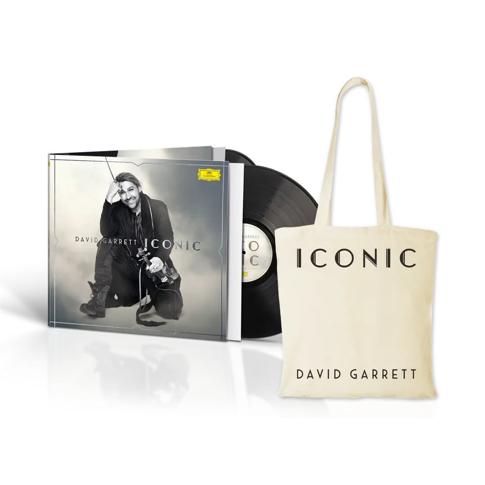 David Garrett Iconic LP Bundle Violine mit Jutebeutel
