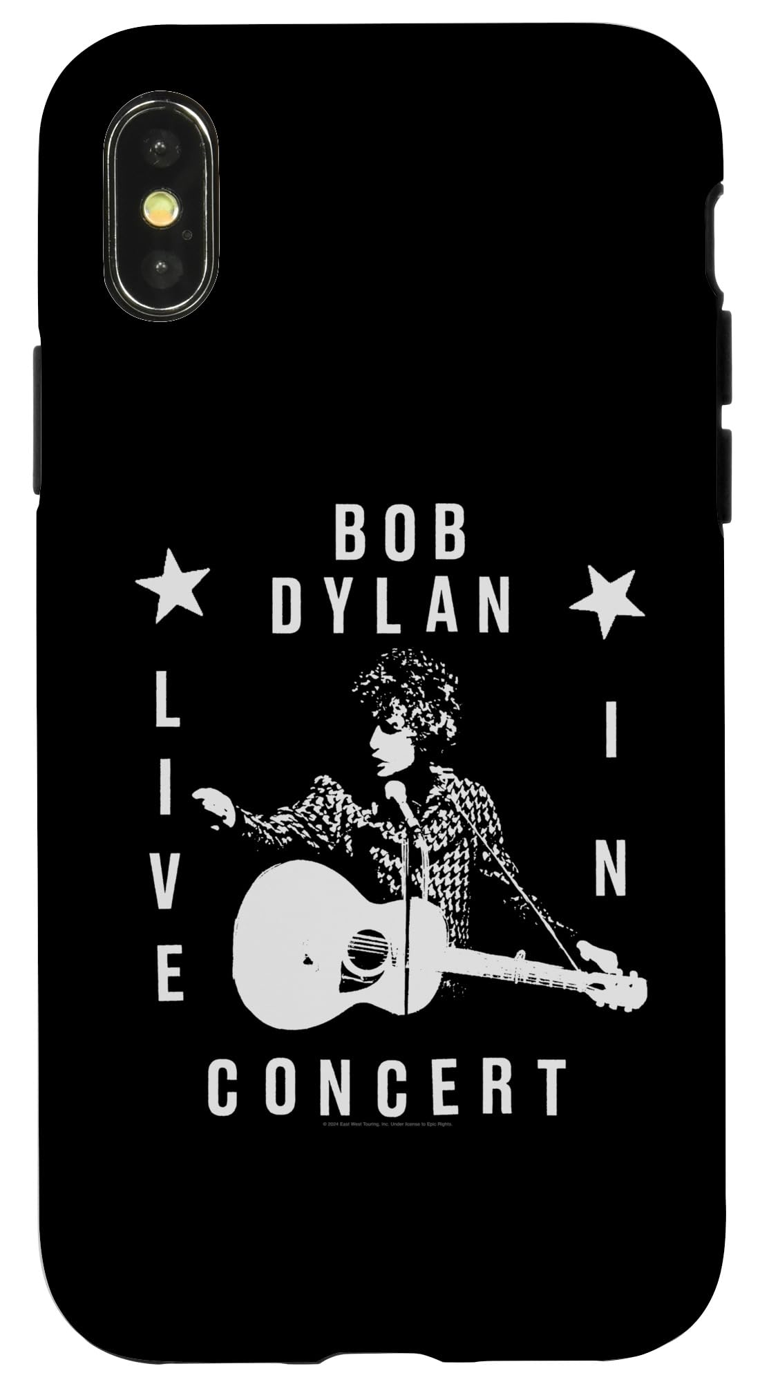 Bob Dylan Live In Concert iPhone 17 Handyhülle stoßfest