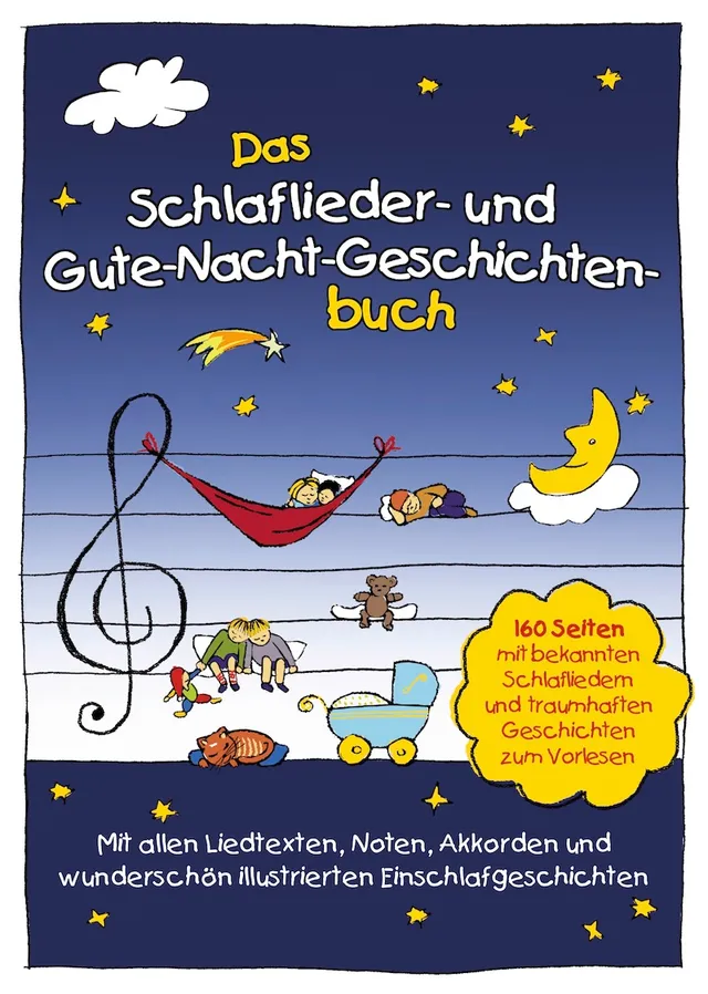 Lamp und Leute Schlaflieder Gute-Nacht-Geschichten Buch Noten Akkorde