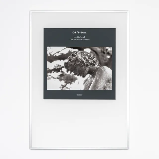 ECM Records Officium Kunstdruck A3 Alurahmen