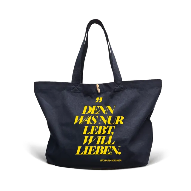 Deutsche Grammophon DG Blue Shopper Stofftasche French Navy