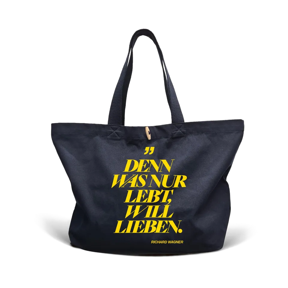 Deutsche Grammophon DG Blue Shopper Stofftasche French Navy