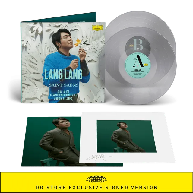 Deutsche Grammophon Lang Lang Saint-Saëns Vinyl 2LP Crystal Clear
