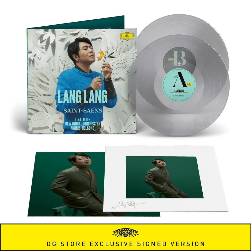 Deutsche Grammophon Lang Lang Saint-Saëns Vinyl 2LP Crystal Clear
