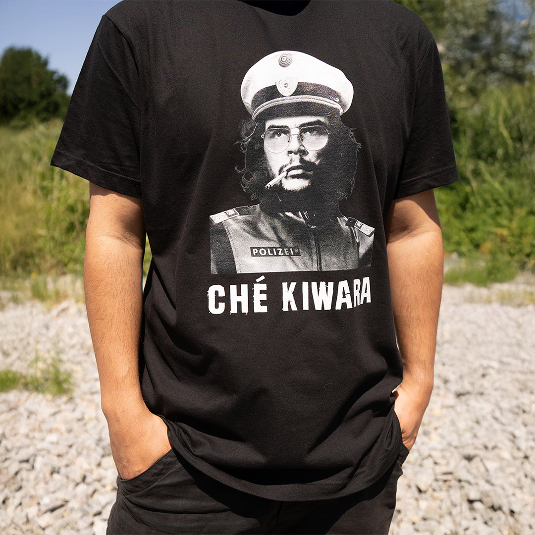 Plan P Shirt Che Kiwara schwarz Baumwolle