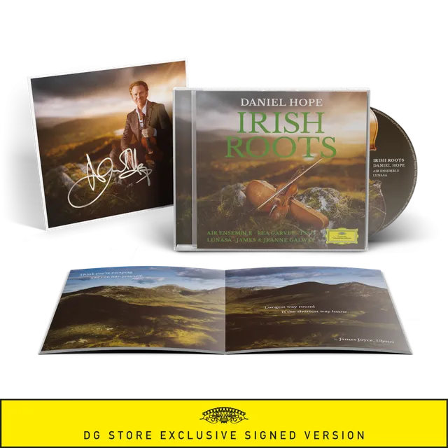 Deutsche Grammophon Hope Irish Roots CD Set signierte Art Card