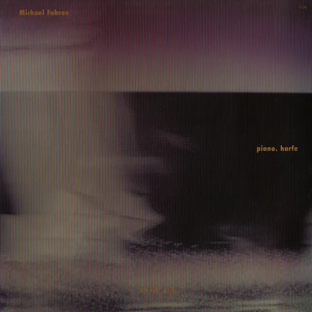 ECM piano. harfe Vinyl LP Klavier-Harfe Duo