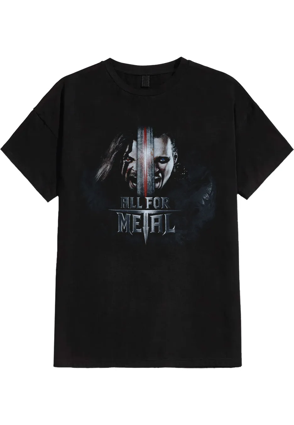 All For Metal Legendes Cover T-Shirt schwarz L