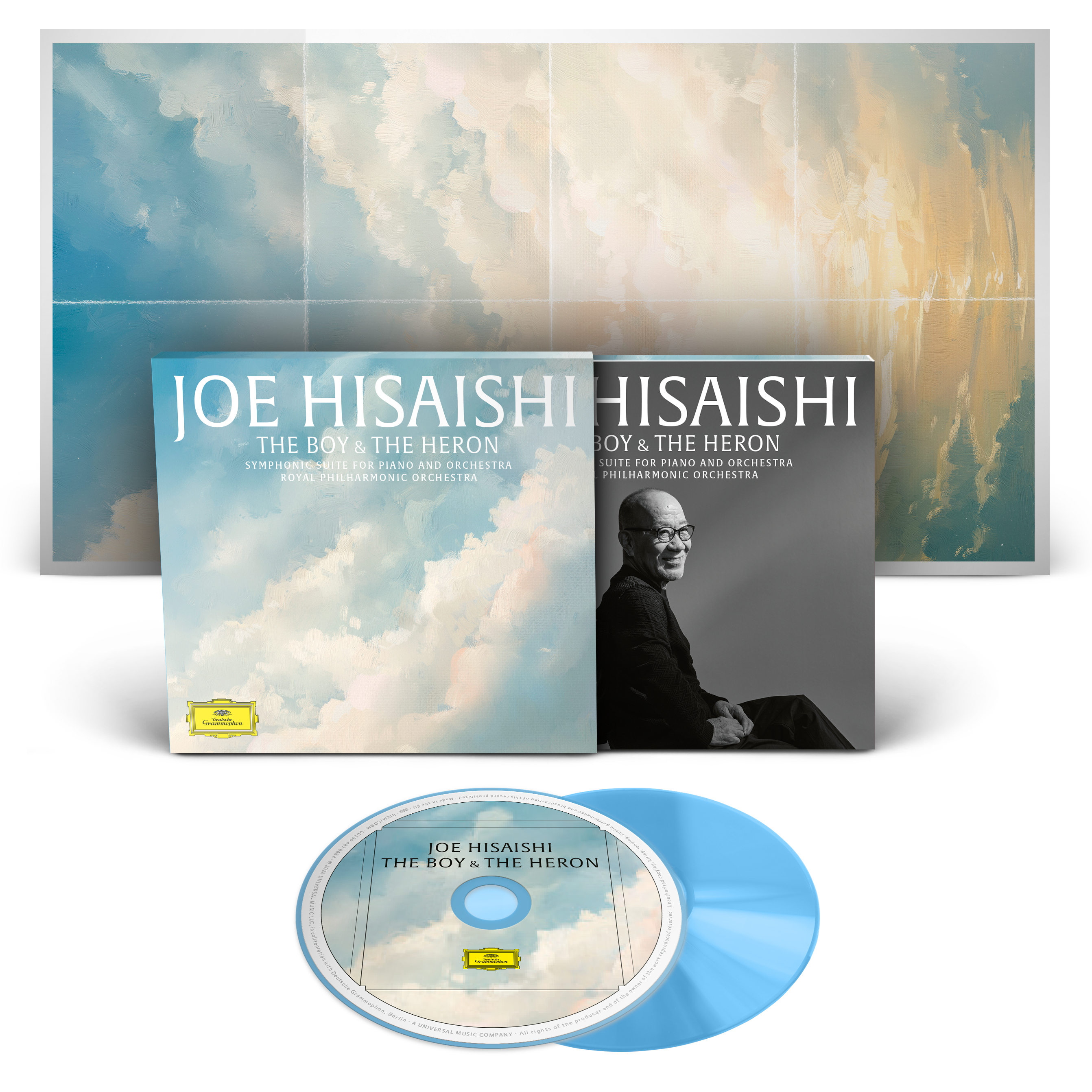 Deutsche Grammophon Hisaishi Boy and the Heron CD Sky Blue limitiert