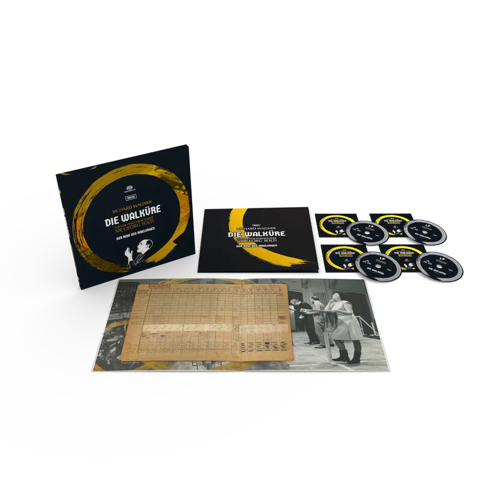 Solti Wagner Die Walküre Hybrid-SACD Box 4 Discs
