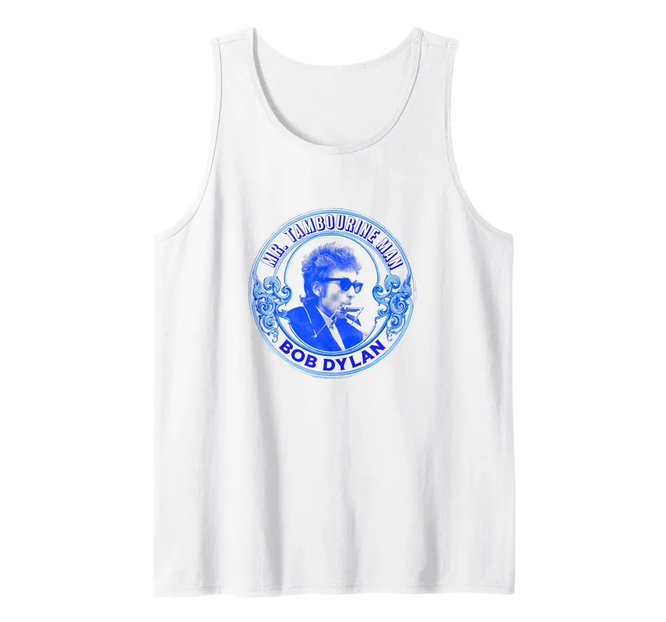 Bob Dylan Mr. Tamburin Man Tank Top Herren Damen offiziell