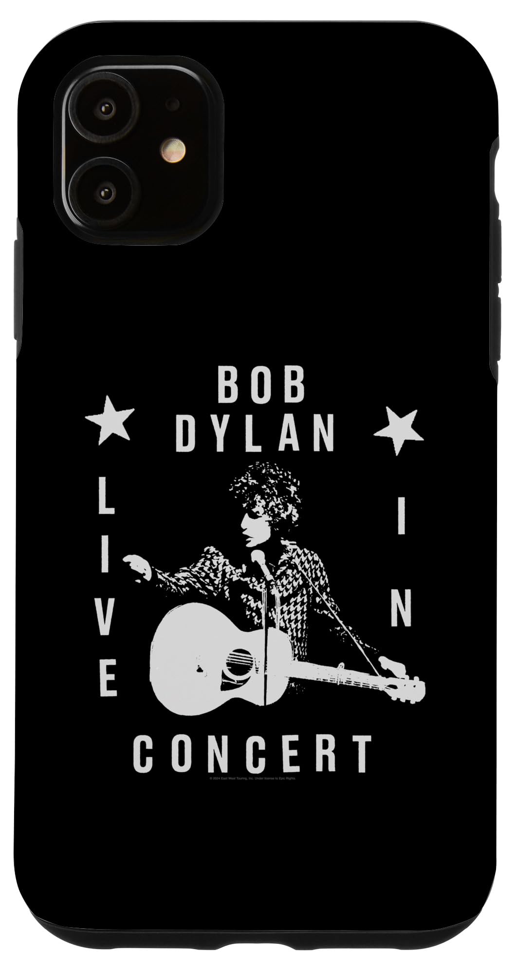 Bob Dylan Live In Concert iPhone 17 Handyhülle stoßfest