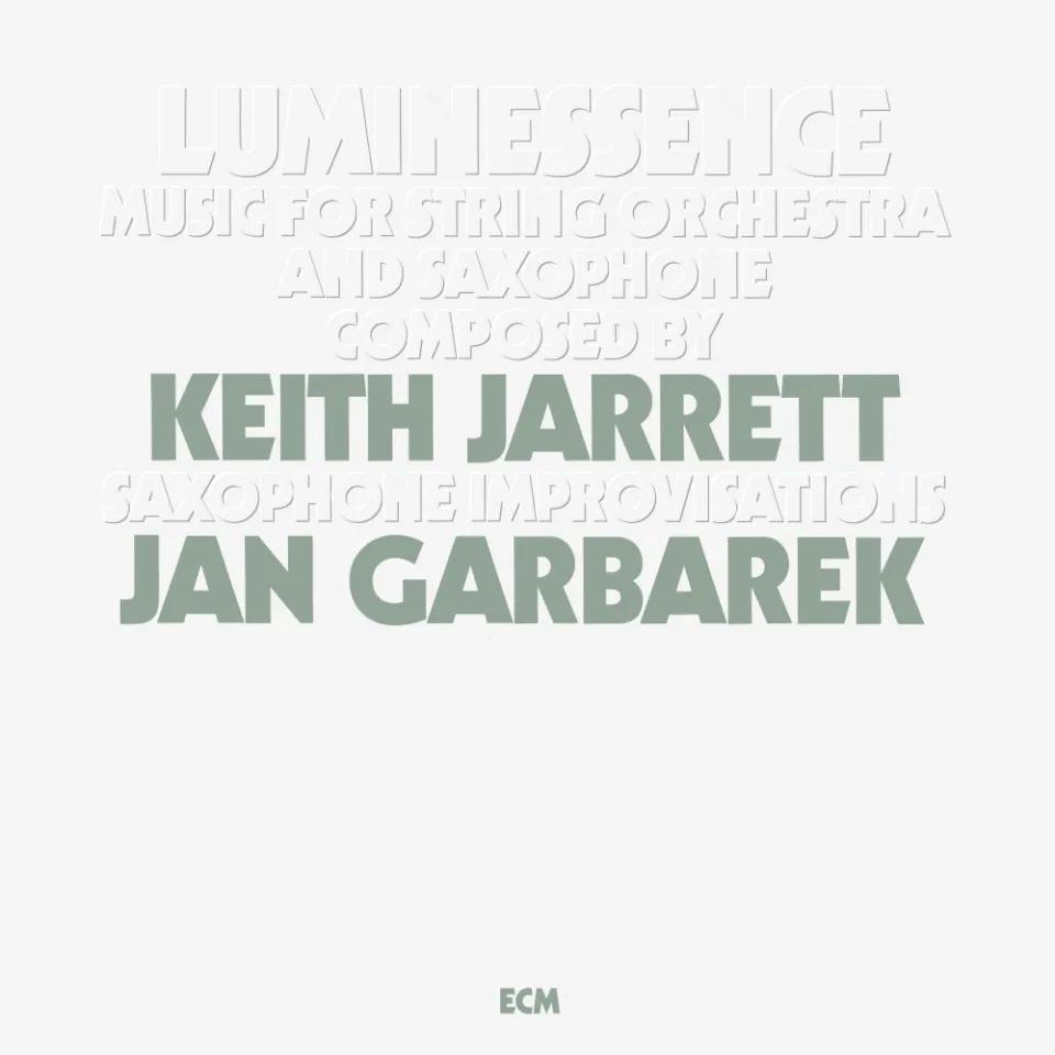 ECM Keith Jarrett Luminessence Vinyl LP Orchester