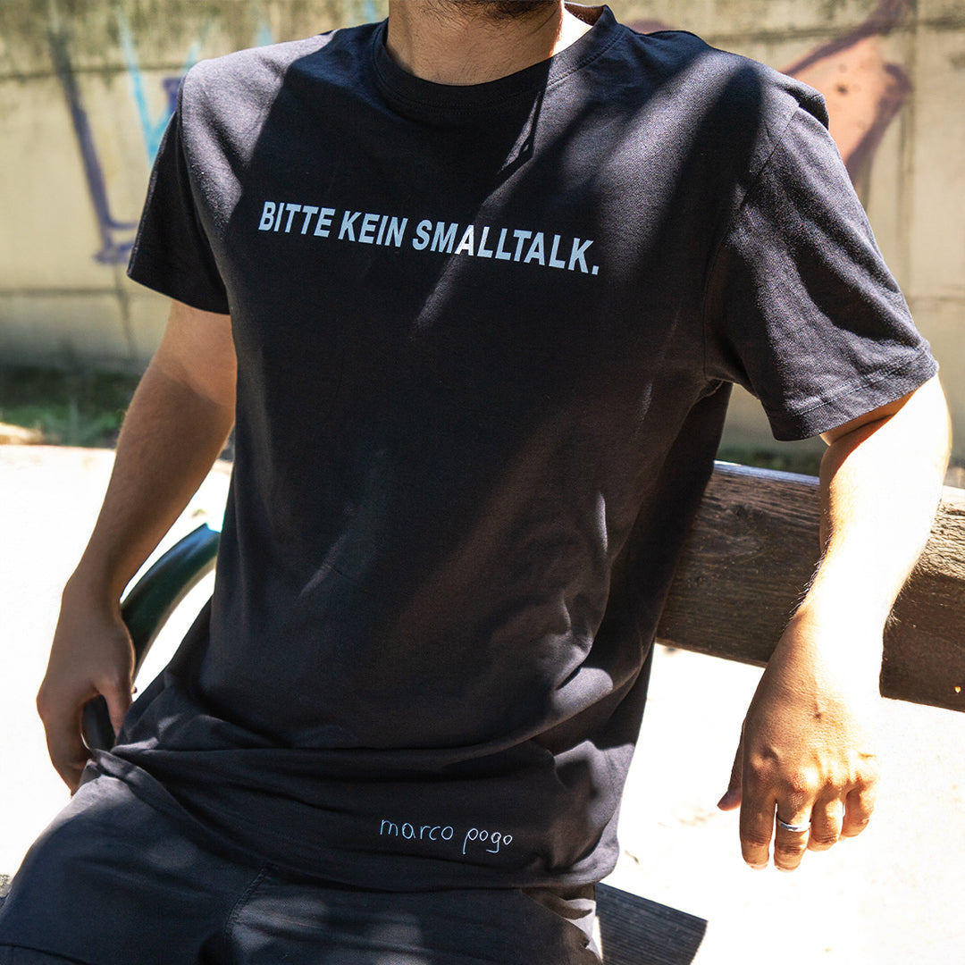 Marco Pogo Smalltalk Shirt Baumwolle Schwarz