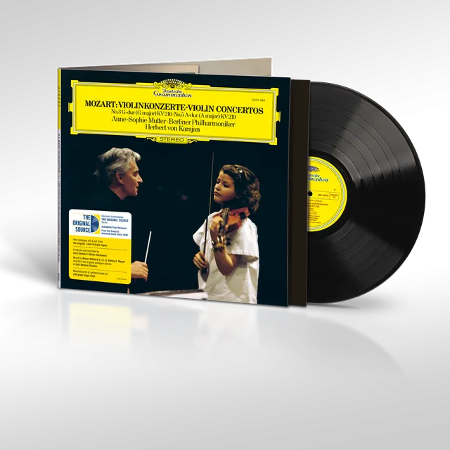 Deutsche Grammophon Mozart Violinkonzerte Mutter Karajan Vinyl LP