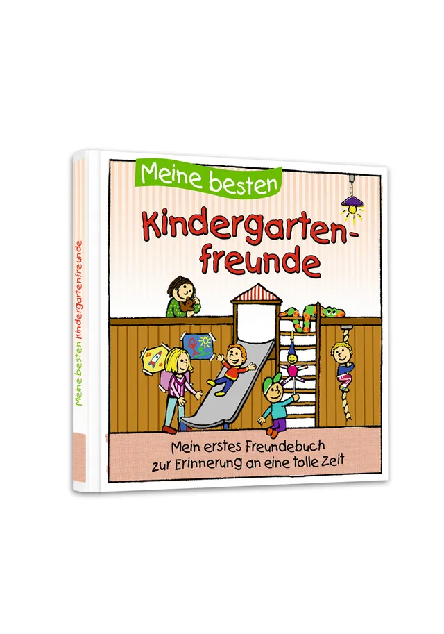 Lamp und Leute Meine besten Kindergartenfreunde Freundebuch wattiert