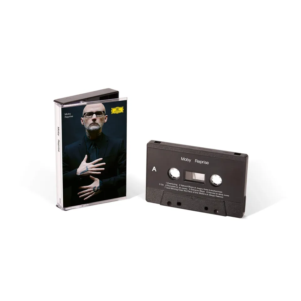 Moby Reprise MC Kassette limitiert schwarz Retro