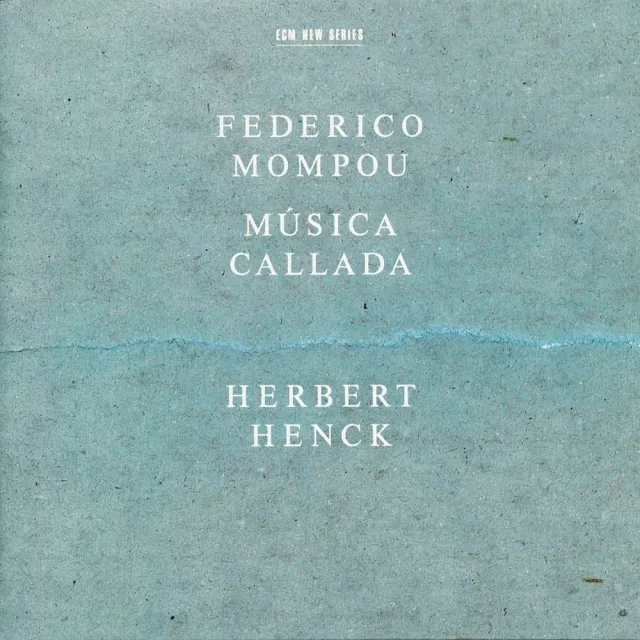 ECM Mompou Música Callada Klavier-CD
