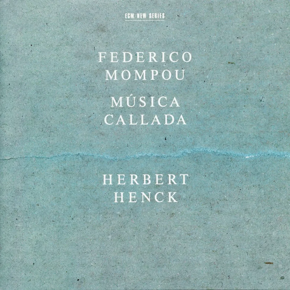 ECM Mompou Música Callada Klavier-CD