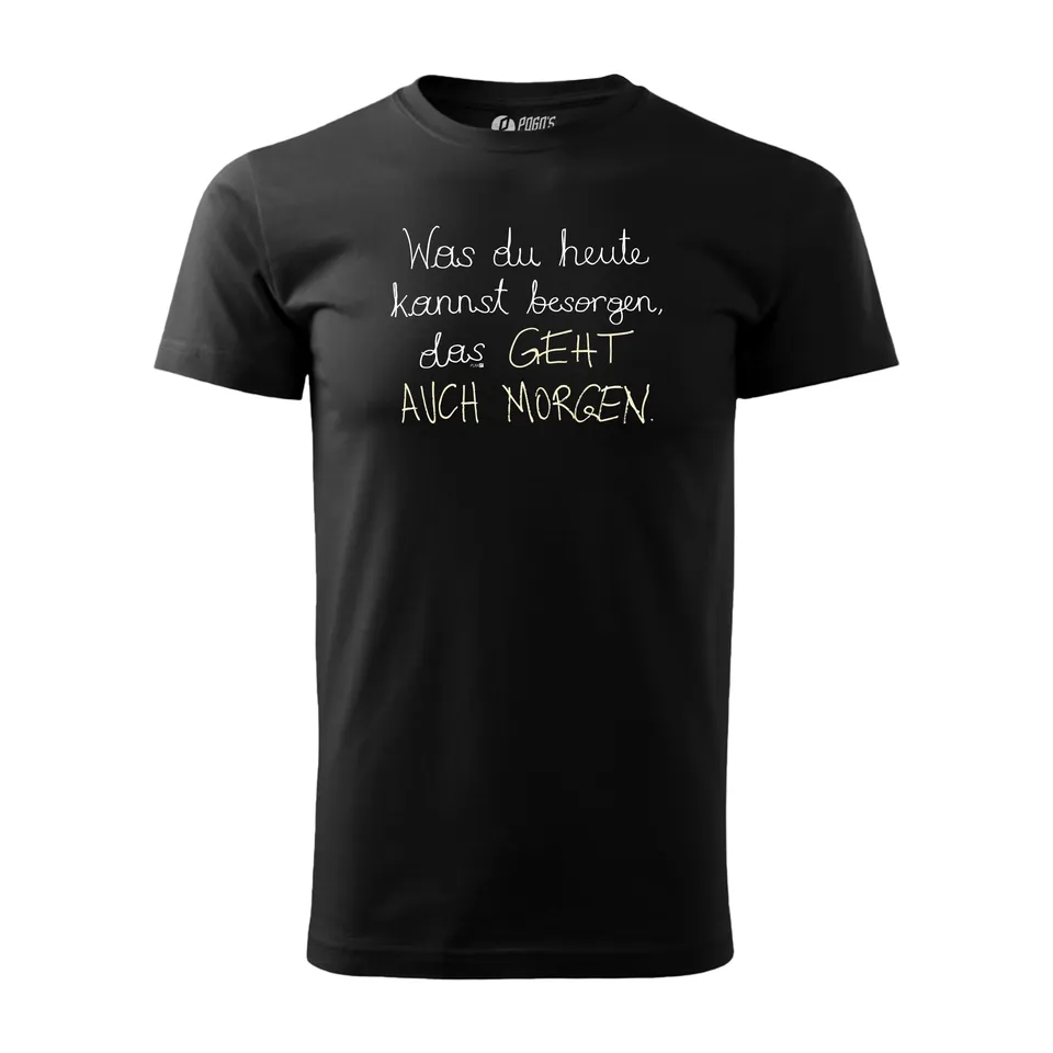 Pogo's Empire Plan P Morgen Shirt schwarz Baumwolle