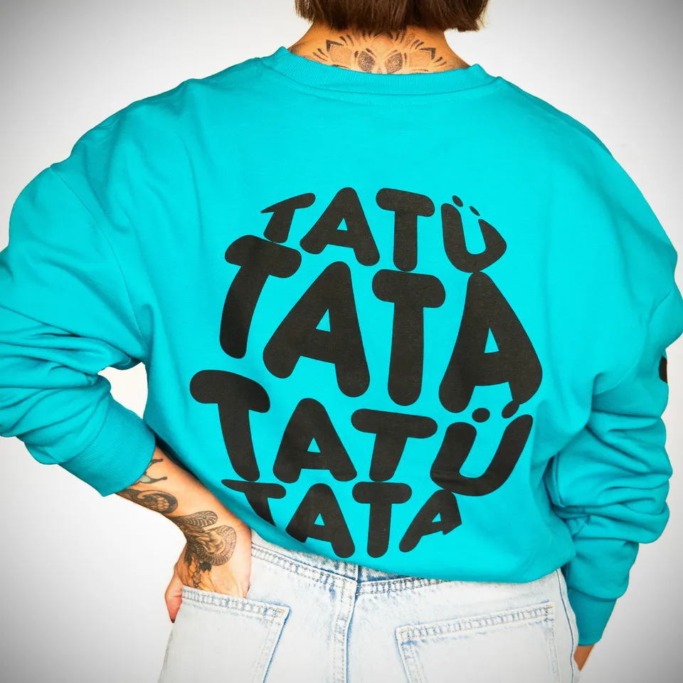 Seiler und Speer Tatütata Sweatshirt Petrol Girly Baumwolle