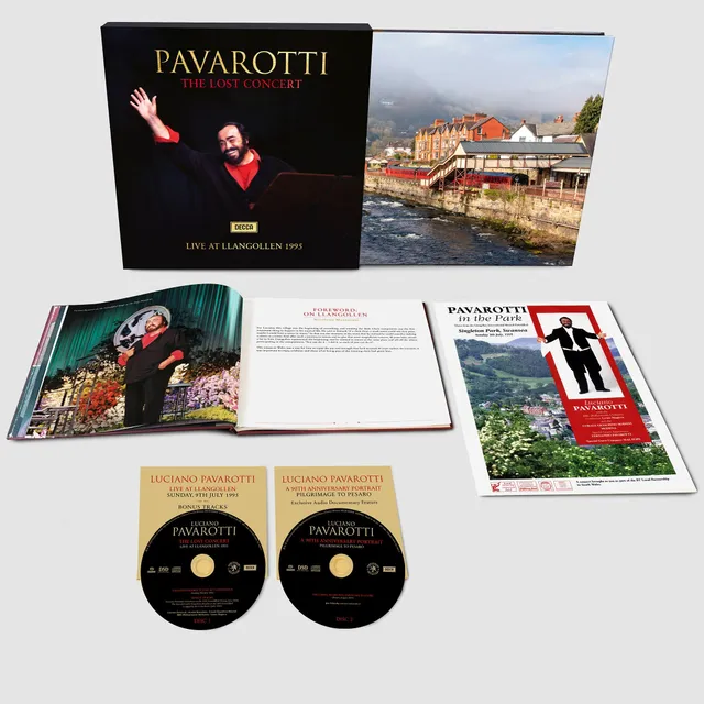 Deutsche Grammophon Pavarotti Lost Concert Hybrid-SACD-Box mit Buch