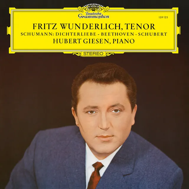 Deutsche Grammophon Wunderlich Schumann Dichterliebe Vinyl