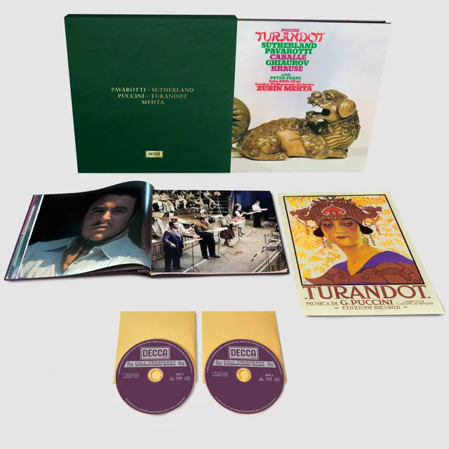 Decca Pavarotti Puccini Turandot Deluxe Edition Box Jubiläum