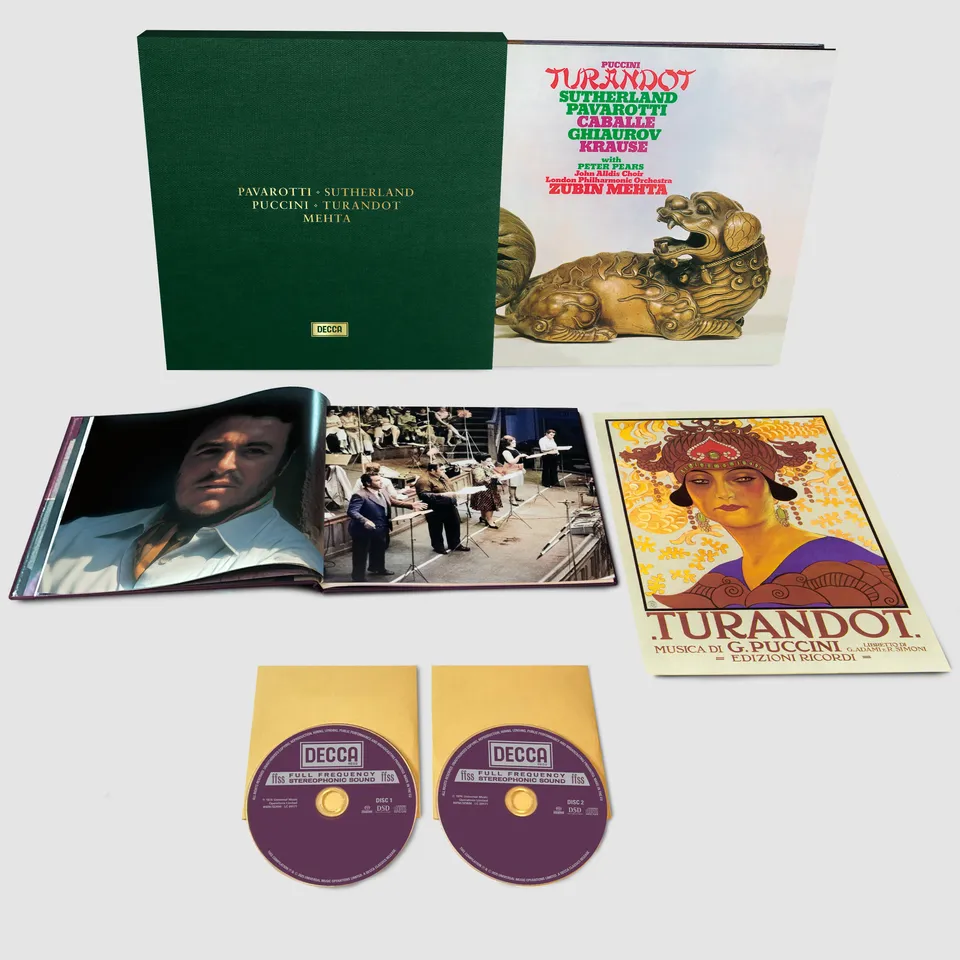Decca Pavarotti Puccini Turandot Deluxe Edition Box Jubiläum