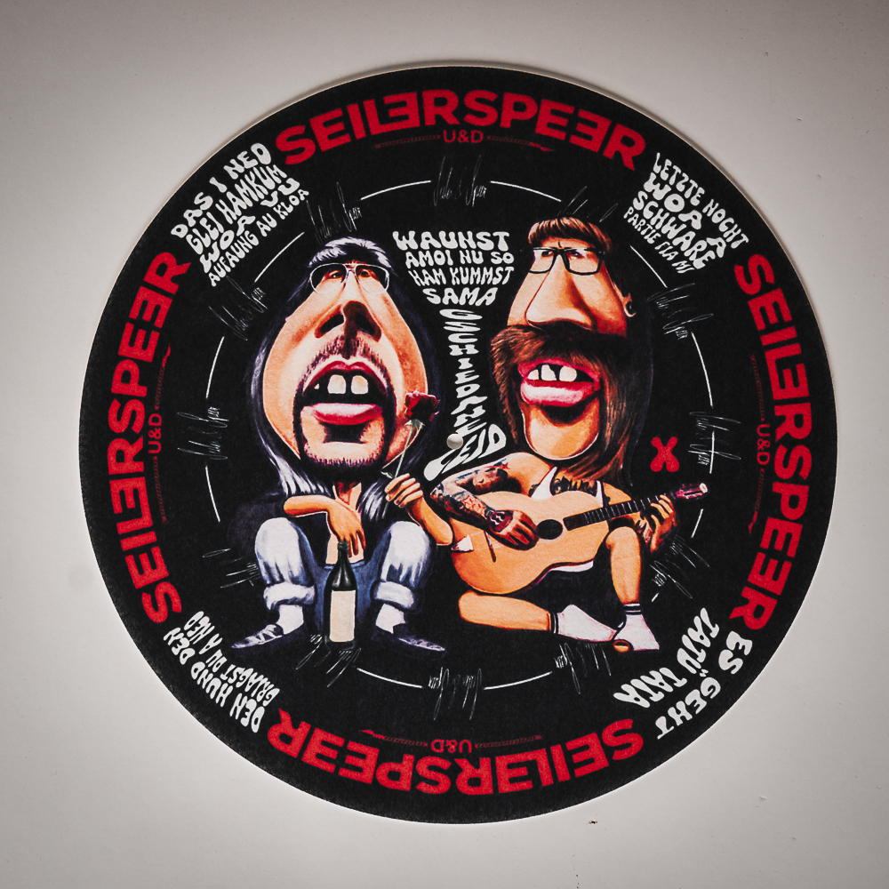 Seiler und Speer Xandl & Franz Slipmat Plattenspieler Filz
