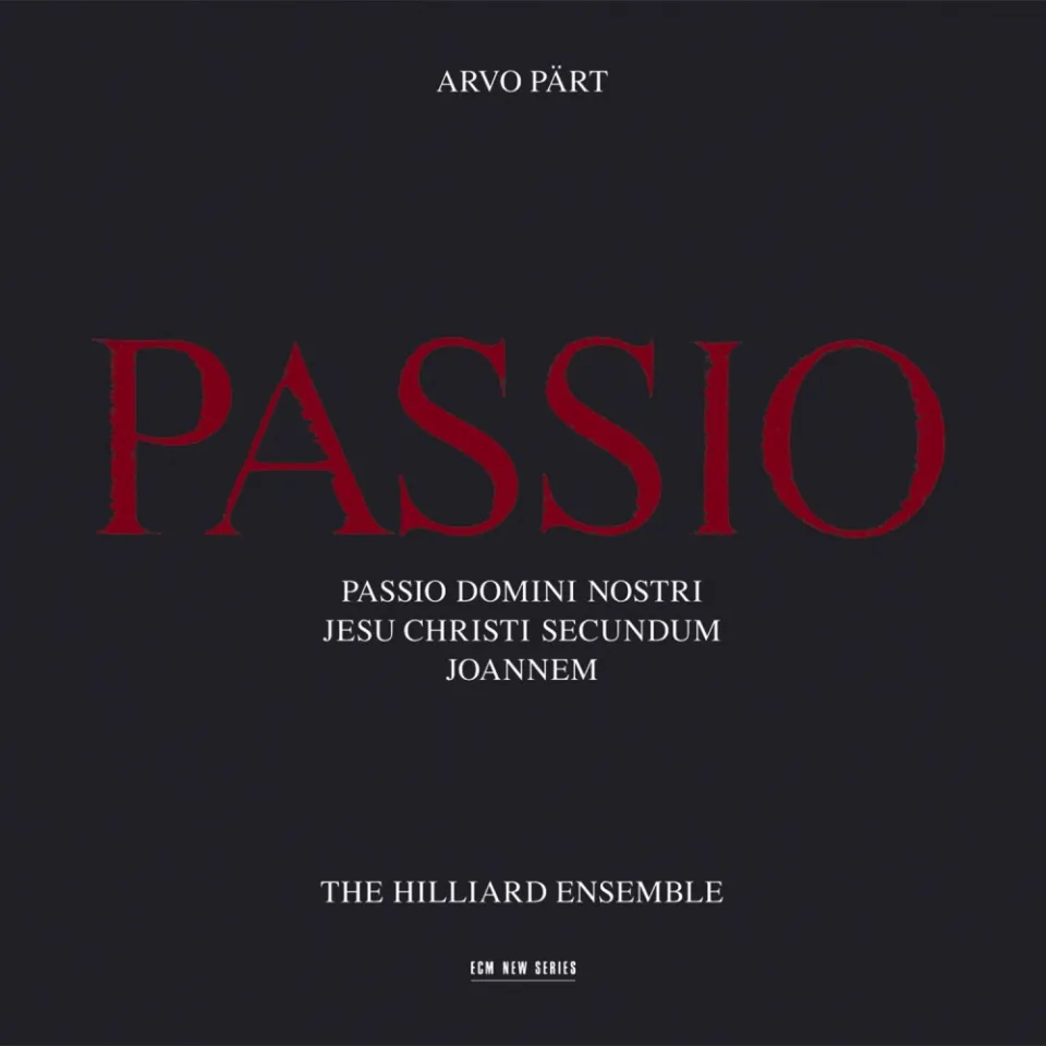 ECM New Series Arvo Pärt Passio CD Chorwerk