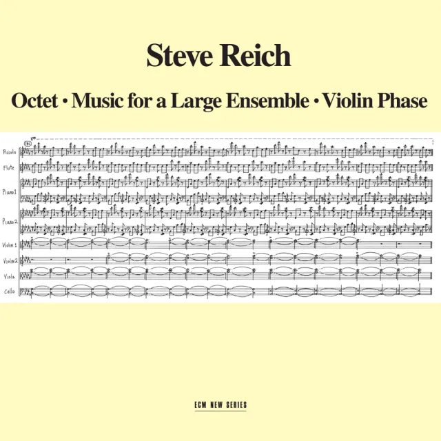 ECM Records Steve Reich Octet Violin Phase CD Minimal