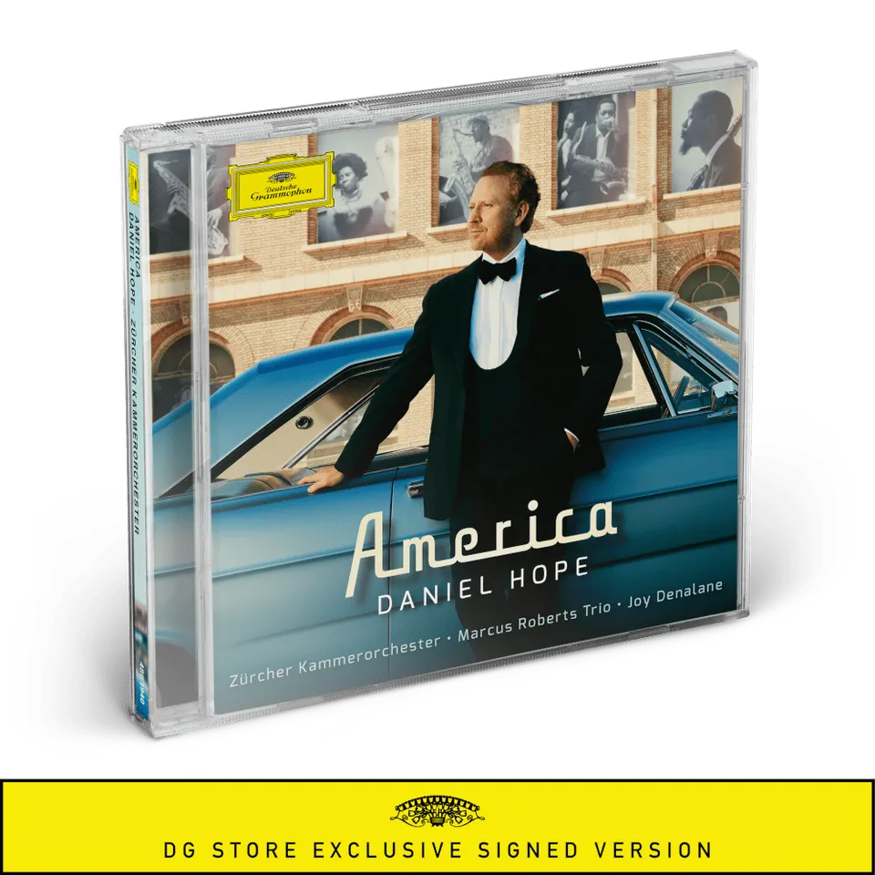 Deutsche Grammophon Daniel Hope America CD signiertes Booklet