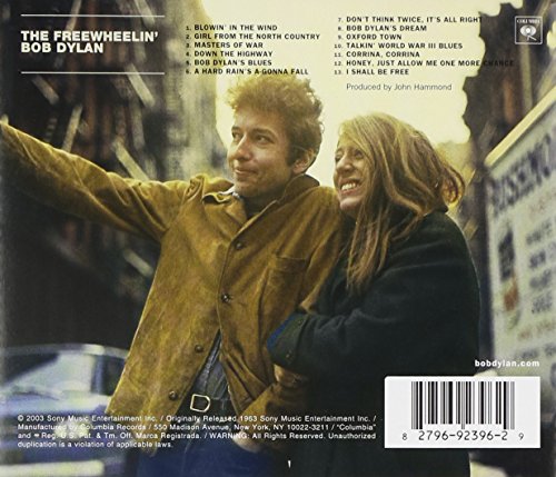 Bob Dylan The Freewheelin' Bob Dylan CD Remaster