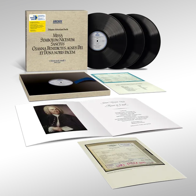 Deutsche Grammophon Original Source Bach h-Moll-Messe BWV 232 3LP Vinyl 180g