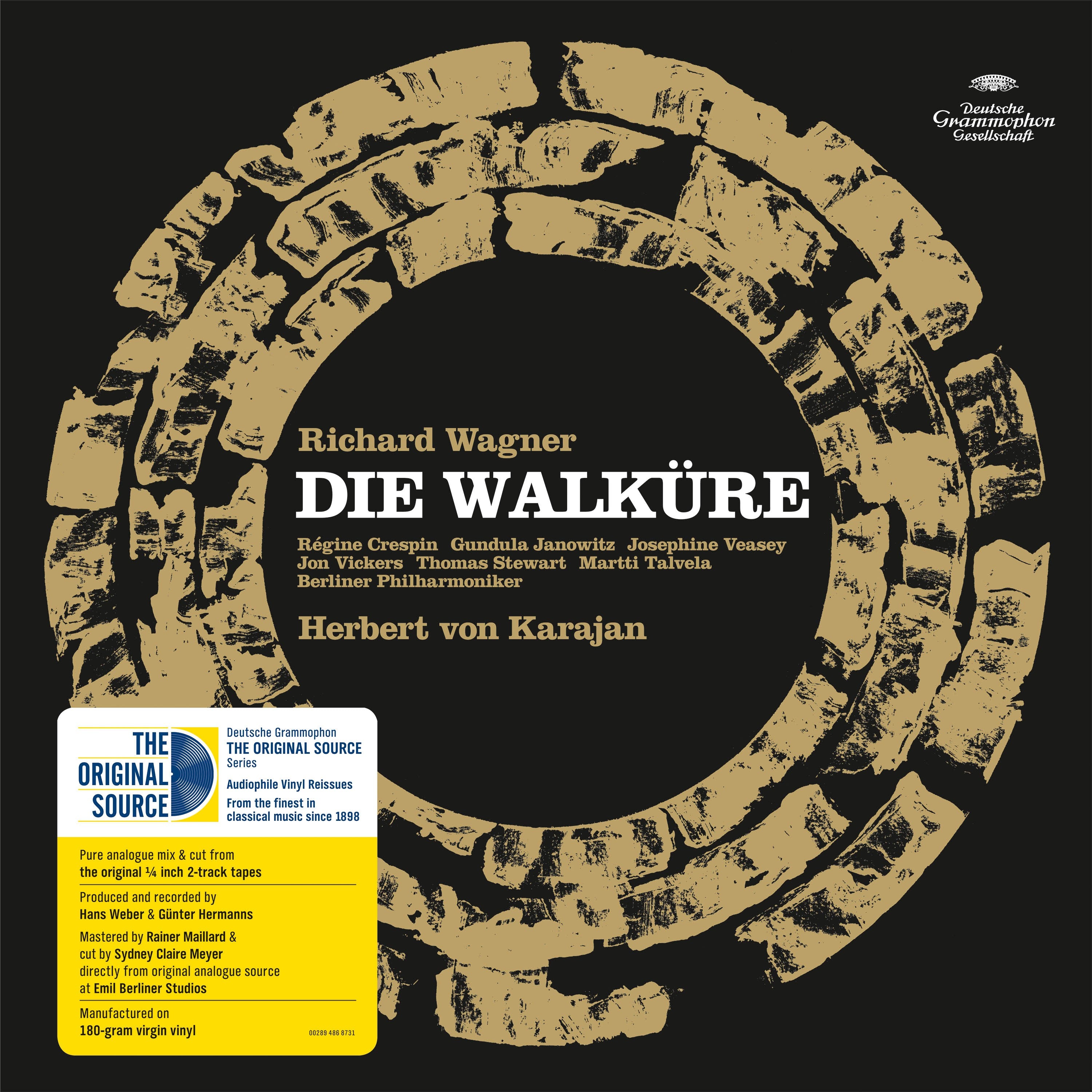Deutsche Grammophon Karajan Walküre 5LP-Box 180g limitiert