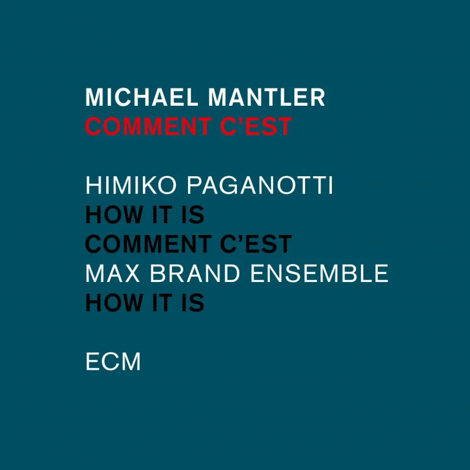 ECM Records Comment c’est Mantler CD Gesang