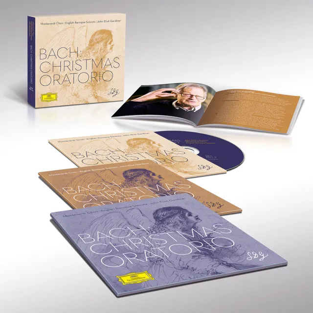 Deutsche Grammophon Bach Weihnachtsoratorium Gardiner 2CD Blu-ray