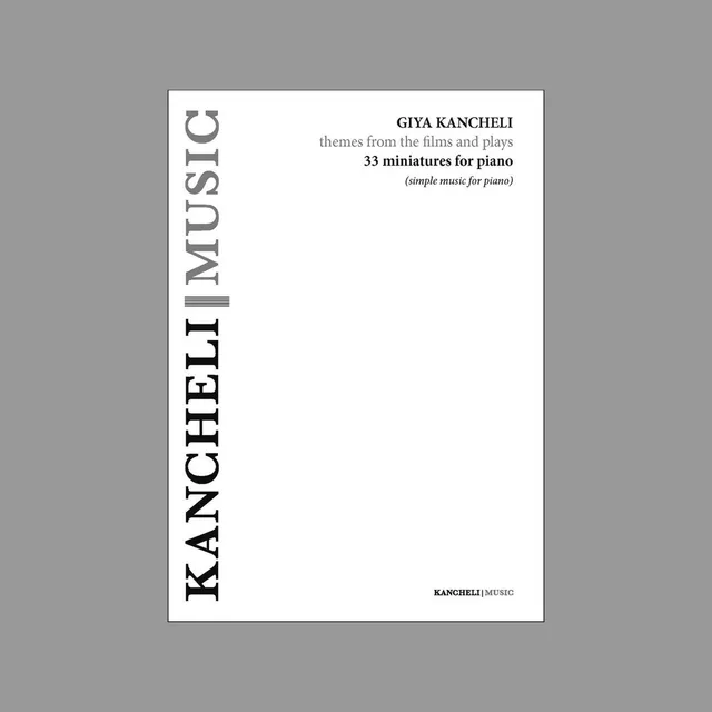 ECM New Series Kancheli Simple Music Piano Notenbuch 33 Stücke