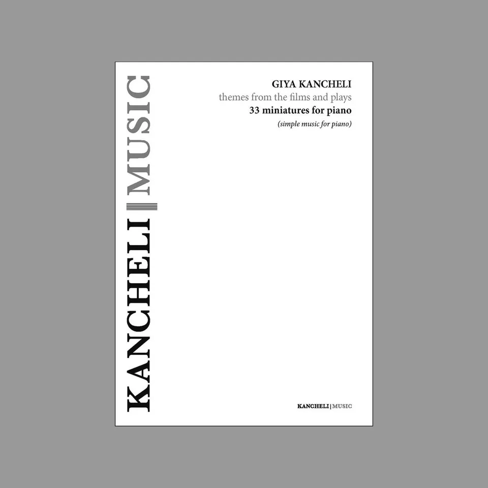 ECM New Series Kancheli Simple Music Piano Notenbuch 33 Stücke